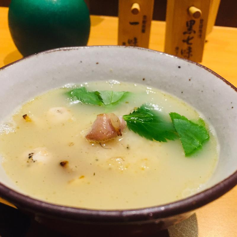 白湯茶漬け(銀の串)