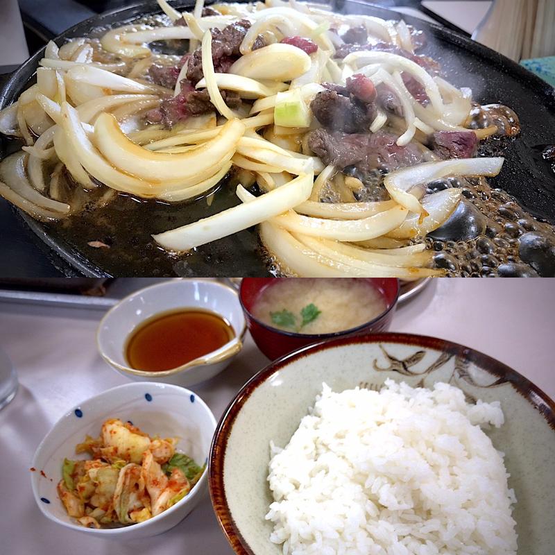 上バラ焼定食(赤のれん )