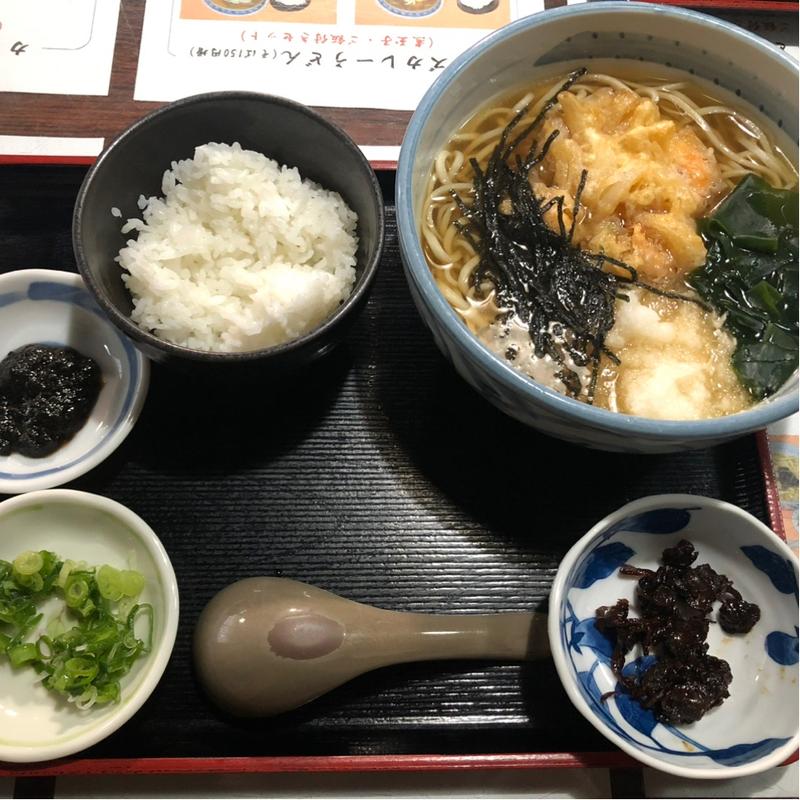 かき揚げそば(めんくいくん )