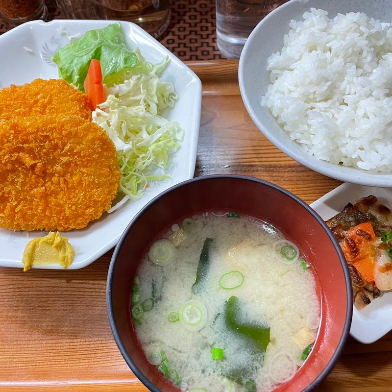 コロッケ定食(熊ぼっこ)