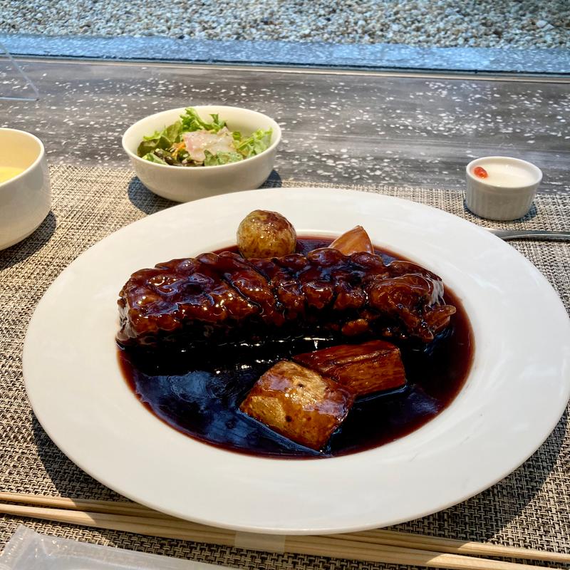 特製黒酢と葡萄の酢豚ランチ( 熱香森(ラシャンセン))