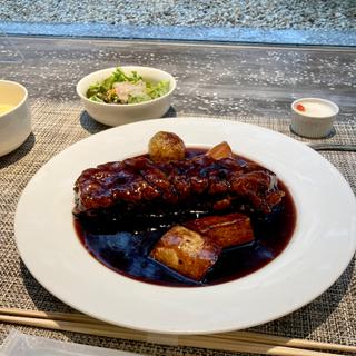 特製黒酢と葡萄の酢豚ランチ( 熱香森(ラシャンセン))