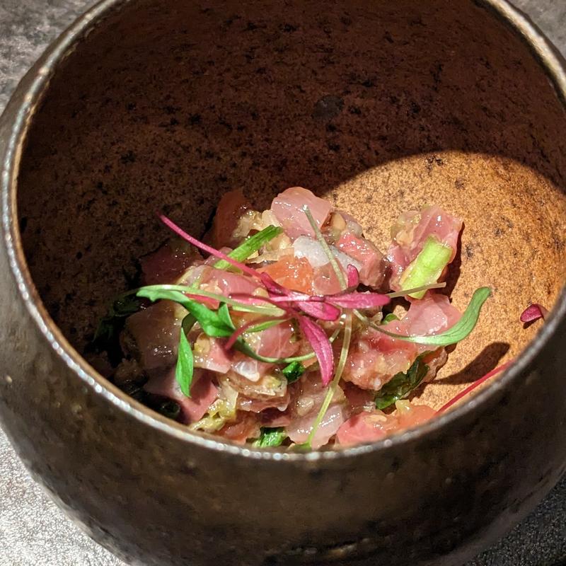 鰤・セリ・オリーブ・茗荷(SECRETO)