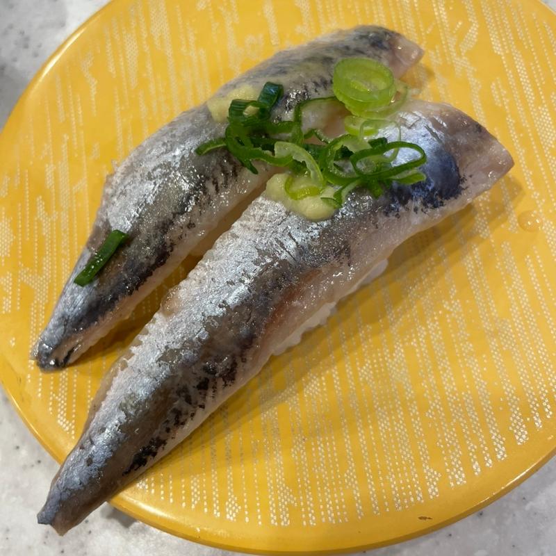 天然〆いわし(かっぱ寿司 新発田店)