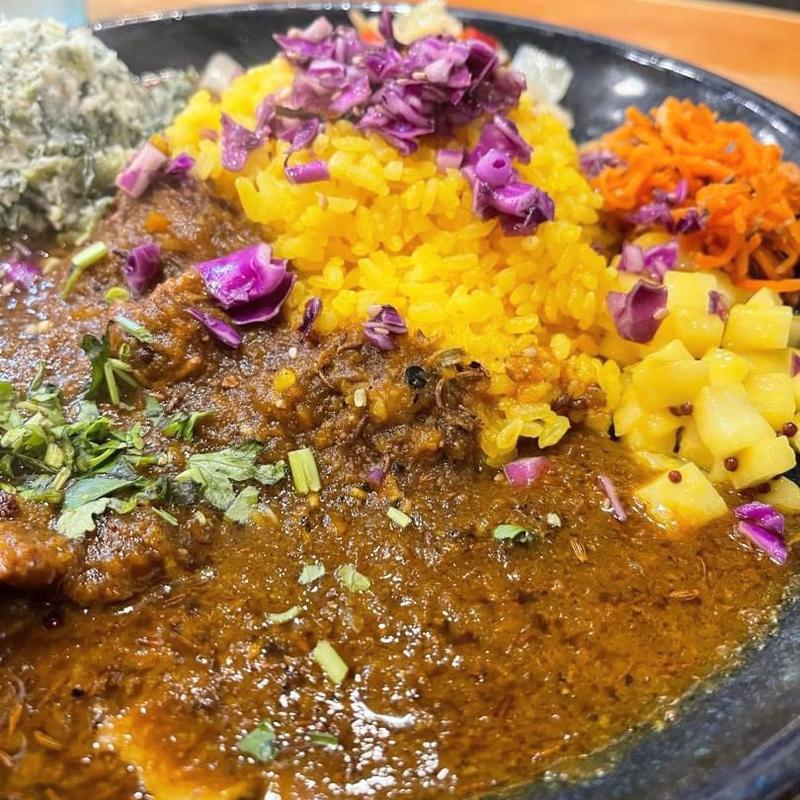 スパイシーチキンカレー(スパイスカレー青藍)