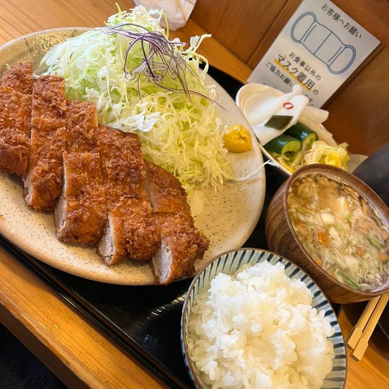 上ヒレカツ定食(とんかつ桂)