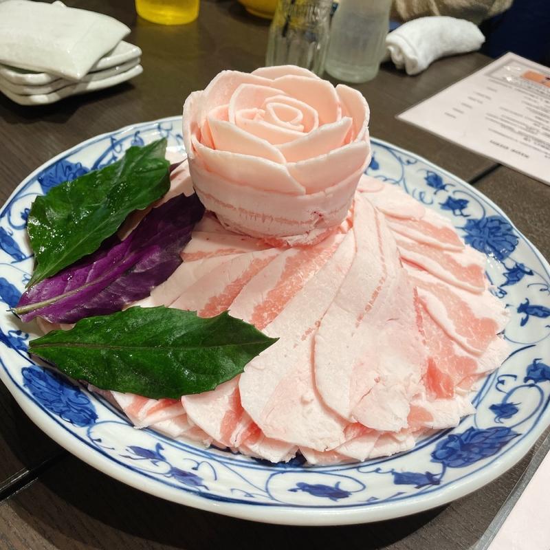 アグー豚しゃぶしゃぶ(食彩酒房まつもと)