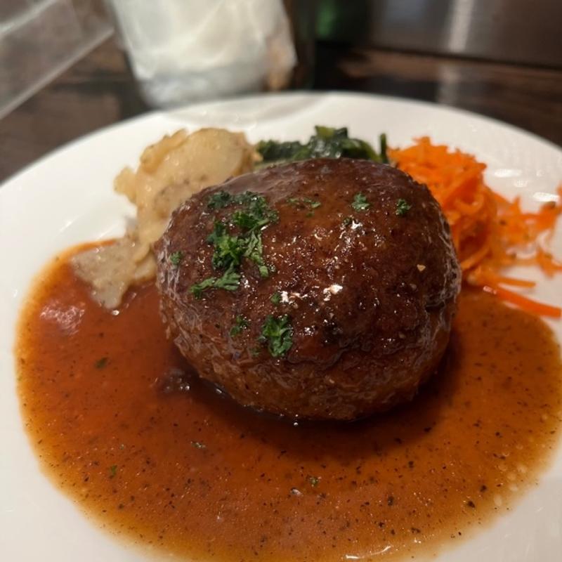 自家製ハンバーグオリジナルソース(コムギラボ ピッツァ&手打ちパスタ)