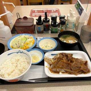 豚の生姜焼き定食(松屋 足立保塚店 )