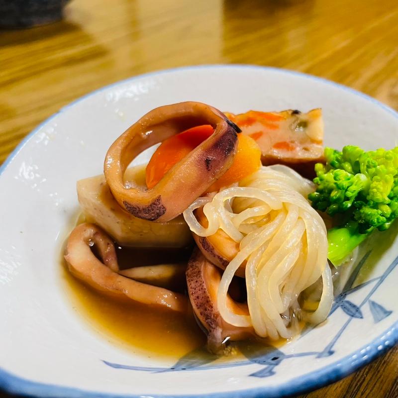 お通し(串焼き 与兵)