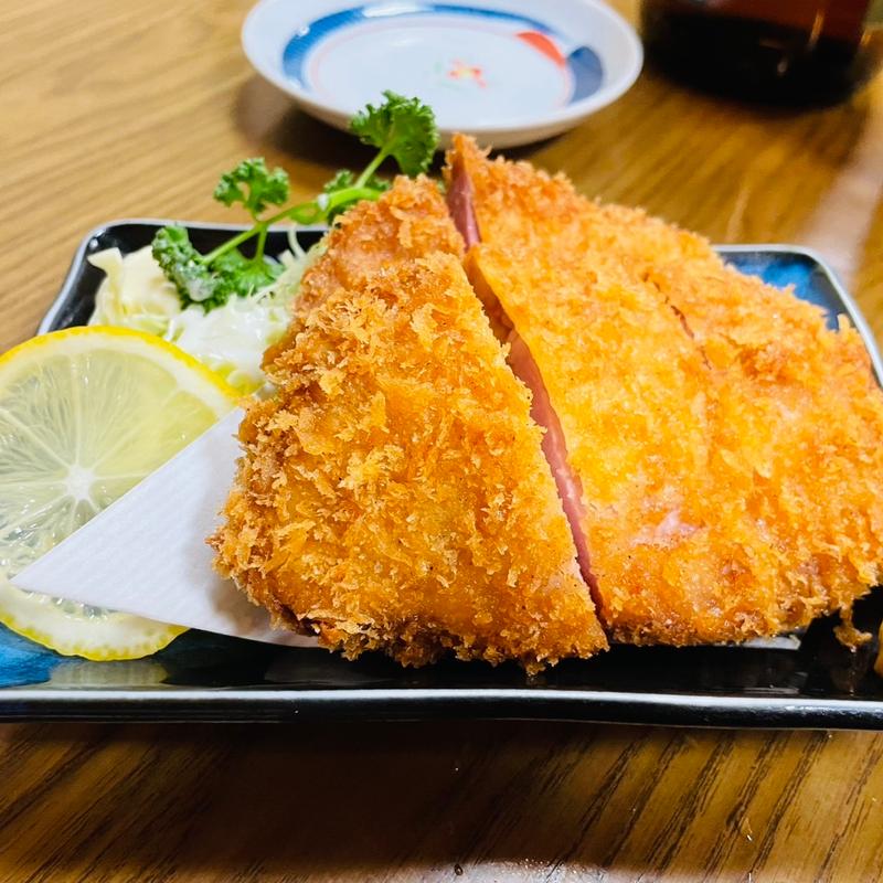 ハムカツ(串焼き 与兵)