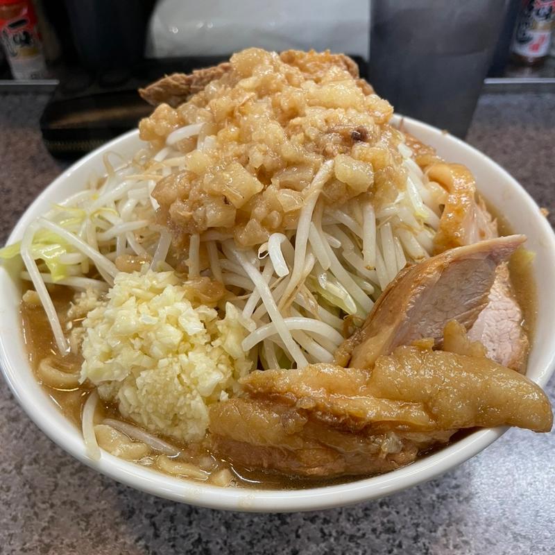豚Wラーメン(自家製麺 天 TEN)