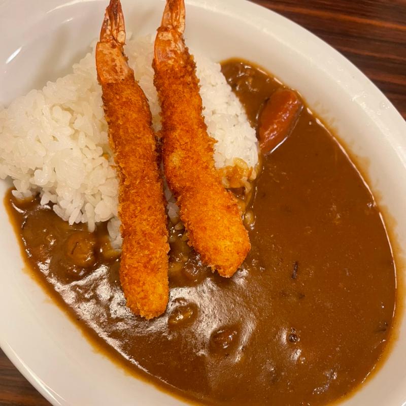 エビフライカレー(CURRY SHOP MORIKYU)
