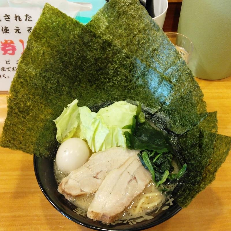 豚骨醤油(中)国分町盛り(ラーメンビッグ　国分町本店)