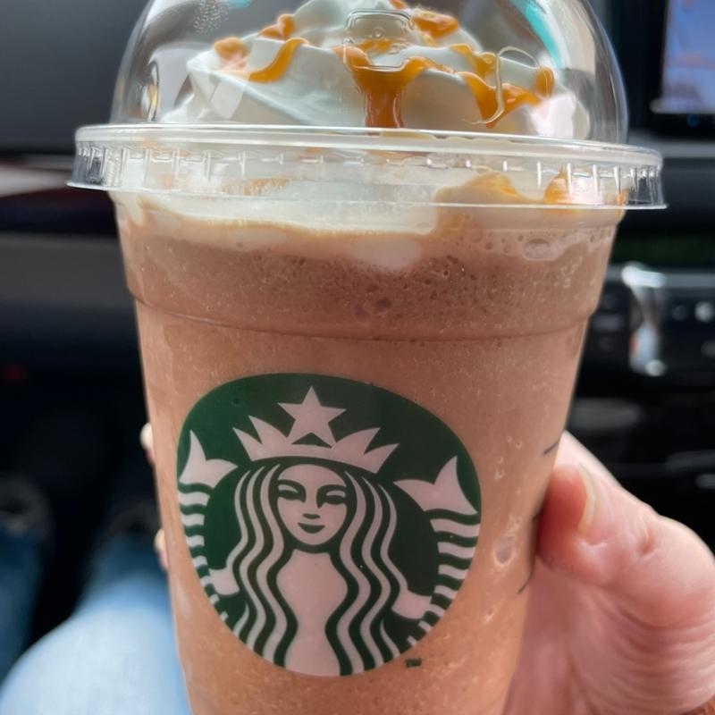 キャラメルフラペチーノチョコソースに変更(スターバックス コーヒー 新発田小舟店)