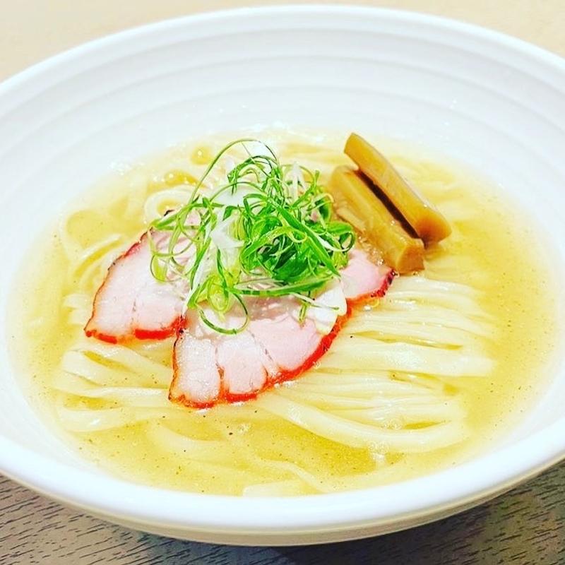 塩煮干中華蕎麦(炭火屋 文次郎 東神奈川店)