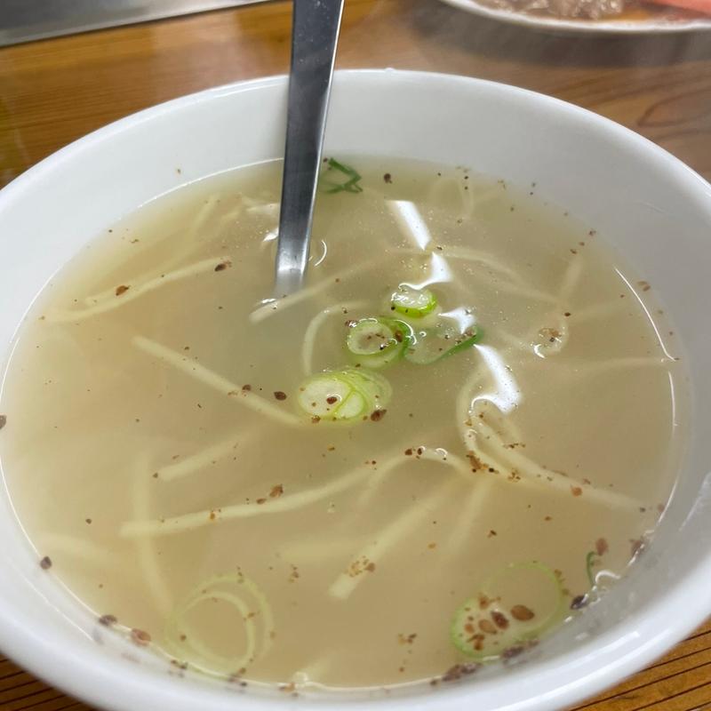 もやしスープ(お多福)