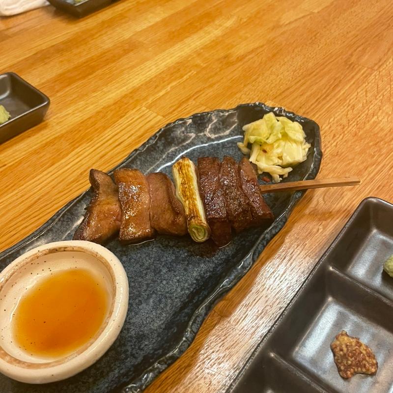 タン焼き(肉庵 小滝野 白金本店)