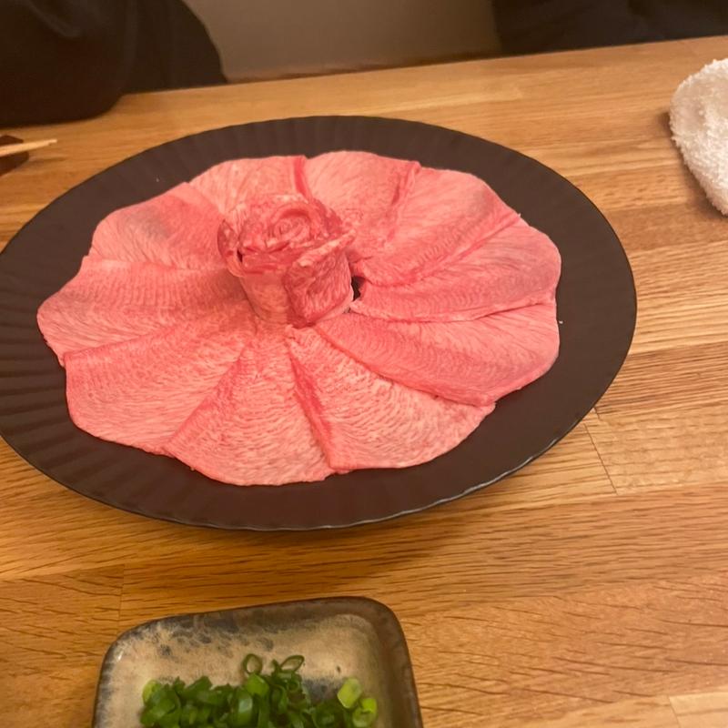 牛タンしゃぶ(肉庵 小滝野 白金本店)