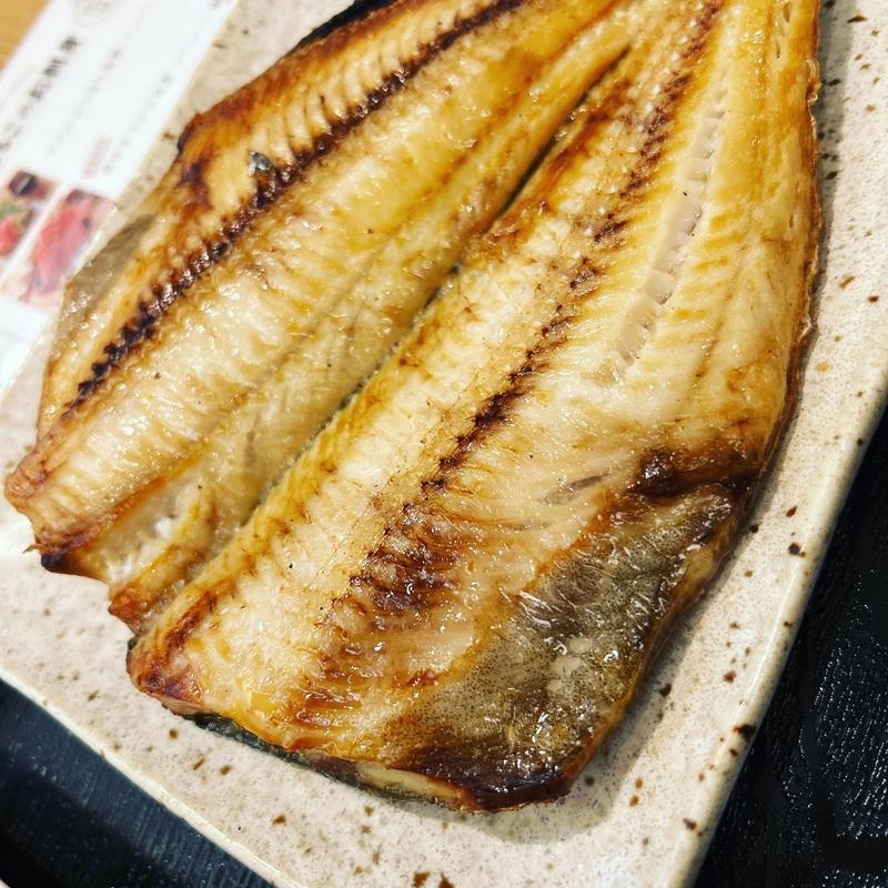 縞ホッケの塩焼き定食(海鮮食堂はるこ)