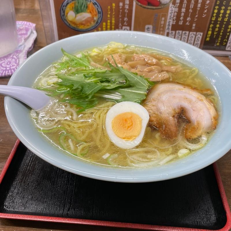 鶏塩らーめん大盛(金丸本店 （かなまるほんてん）)