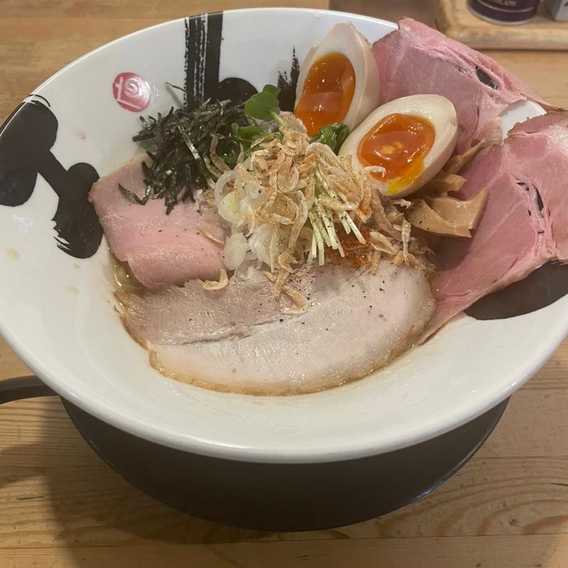 海老薫る鶏豚骨醤油まぜそば(彩色ラーメンきんせい 高槻本店 )