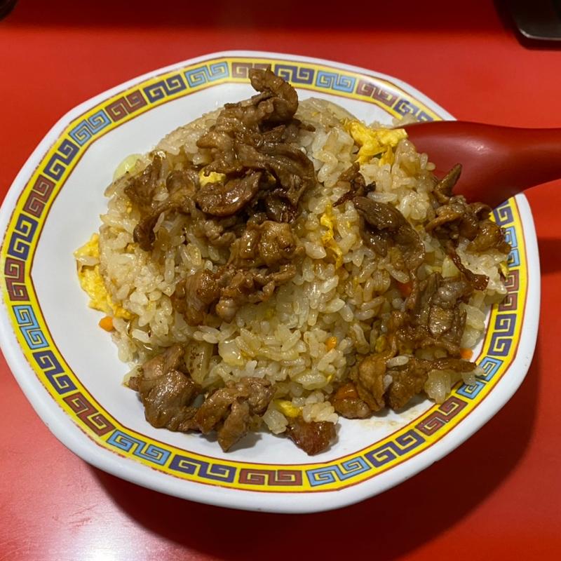 ロース炒飯(スープ付き)(龍鳳)