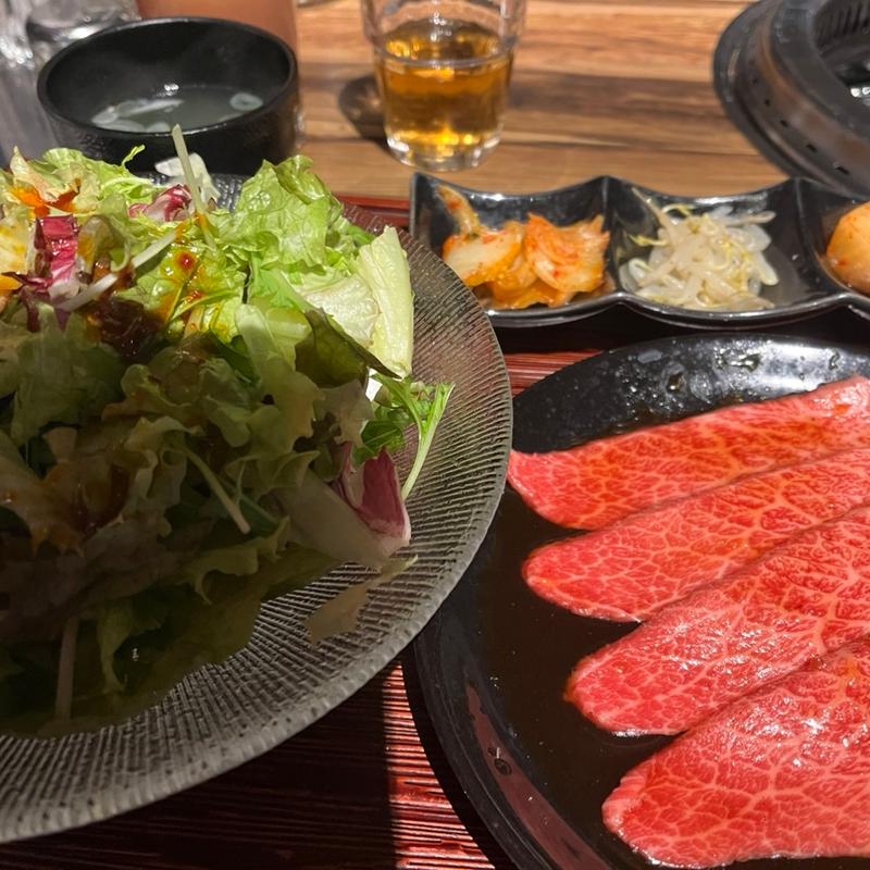 ロース定食(焼肉陽山道 上野本店)