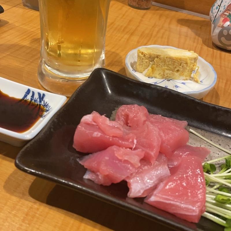 まぐろスキ身(満腹亭)