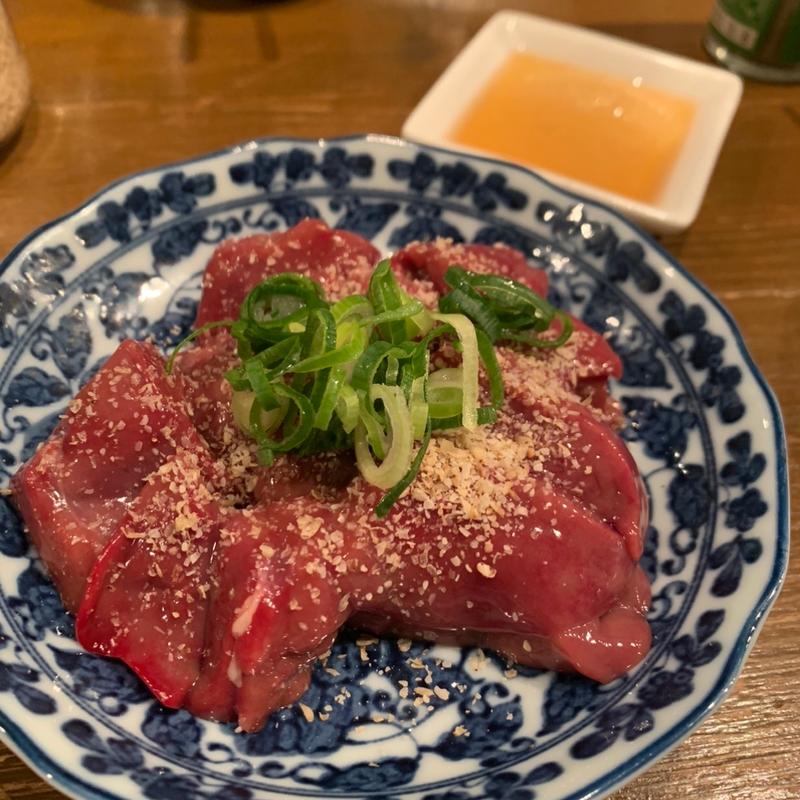 肝刺し(もつ鍋 行天 )