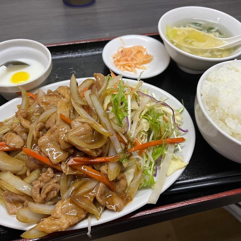 生姜焼き定食(雪花苑 （【旧店名】鑫鑫厨房）)