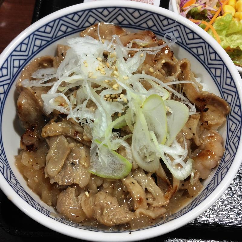 ねぎ塩牛カルビ丼(吉野家 仙台北目町通店 )