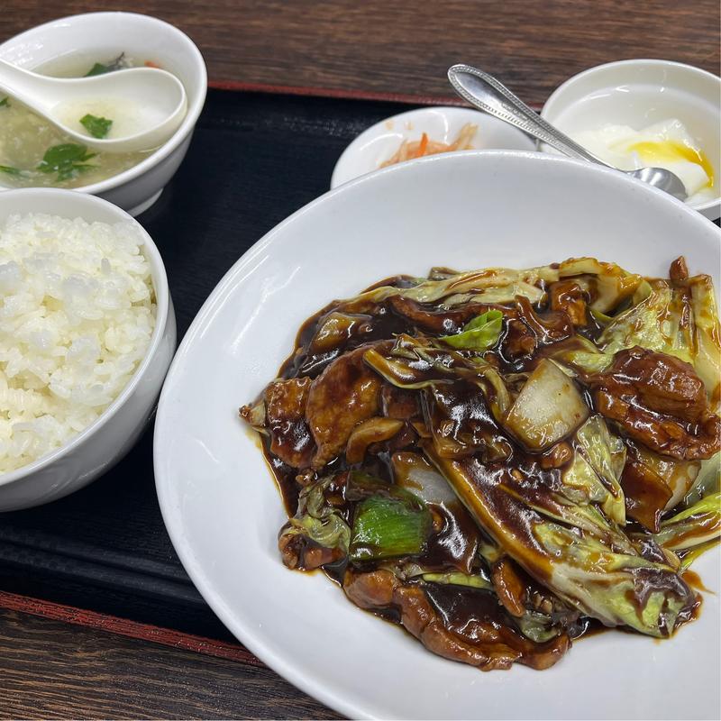 回鍋肉定食(雪花苑 （【旧店名】鑫鑫厨房）)