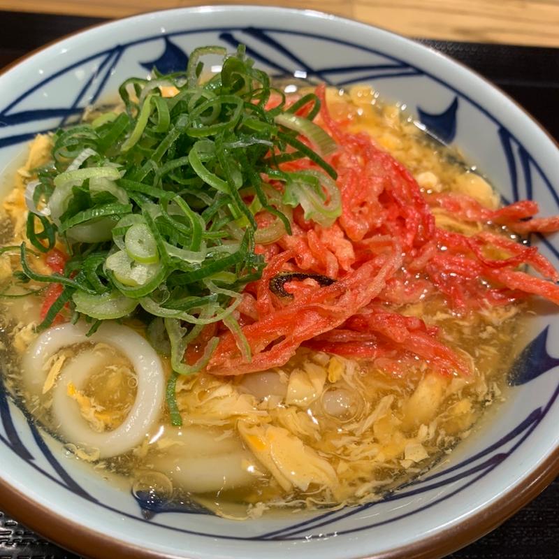 紅生姜卵あんかけ(丸亀製麺イオンモール利府)