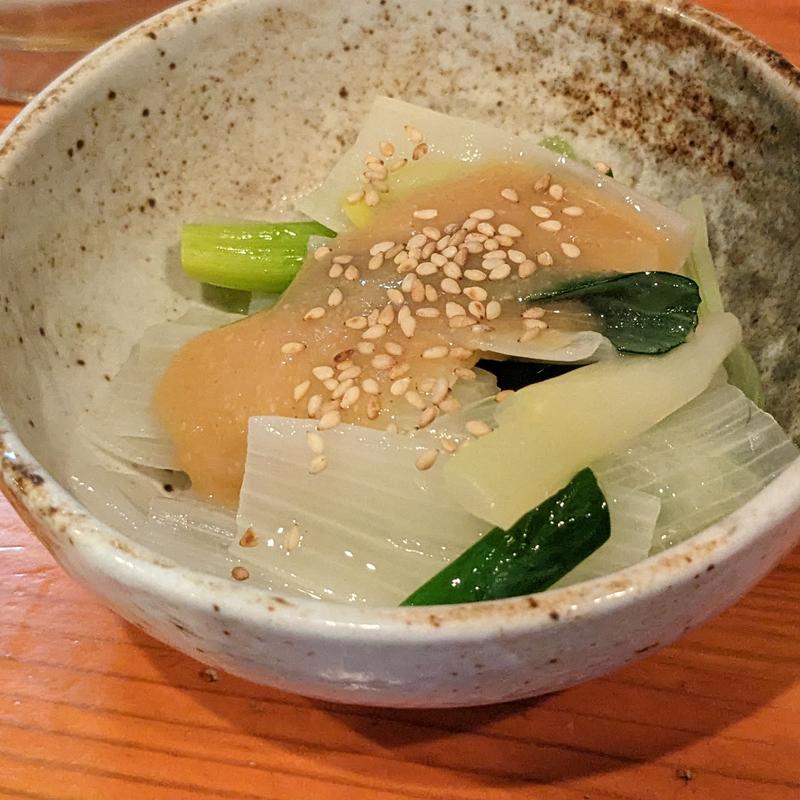 下仁田ねぎのぬた(焼とん あかし )