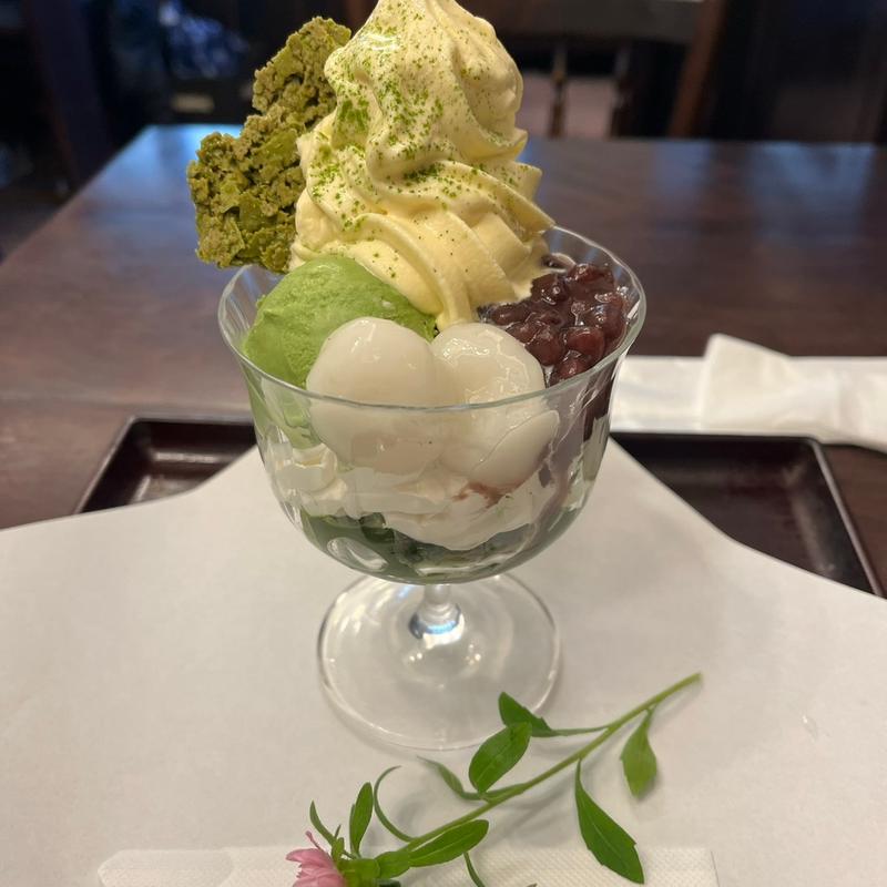 抹茶パフェ(武蔵野茶房 田無本店)