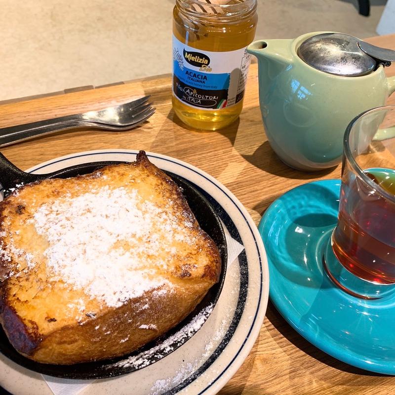 フレンチトースト(ドリンク付き)(パンとエスプレッソと湘南と)