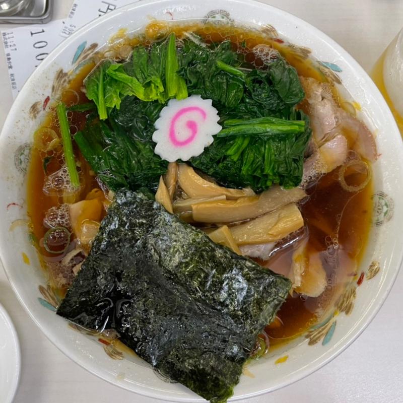 チャーシューホウレン200メンマ(青島食堂 秋葉原店 )