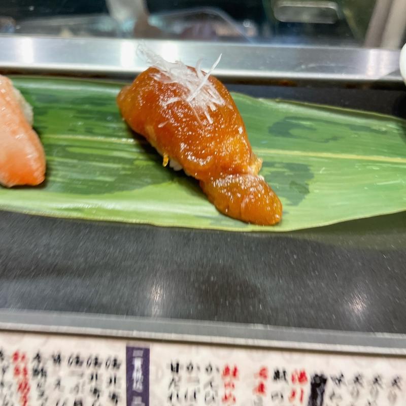 こまい子醤油漬け(回転寿司 根室花まる 銀座店)