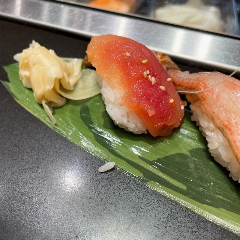 たらこ(回転寿司 根室花まる 銀座店)