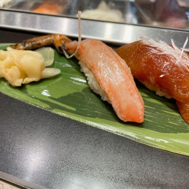 生ずわい蟹(回転寿司 根室花まる 銀座店)