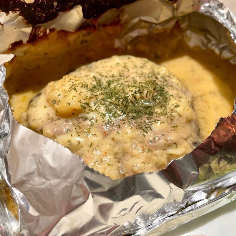 シュクメルリハンバーグセット(モスクワ プリュス シェミ OSAKA)