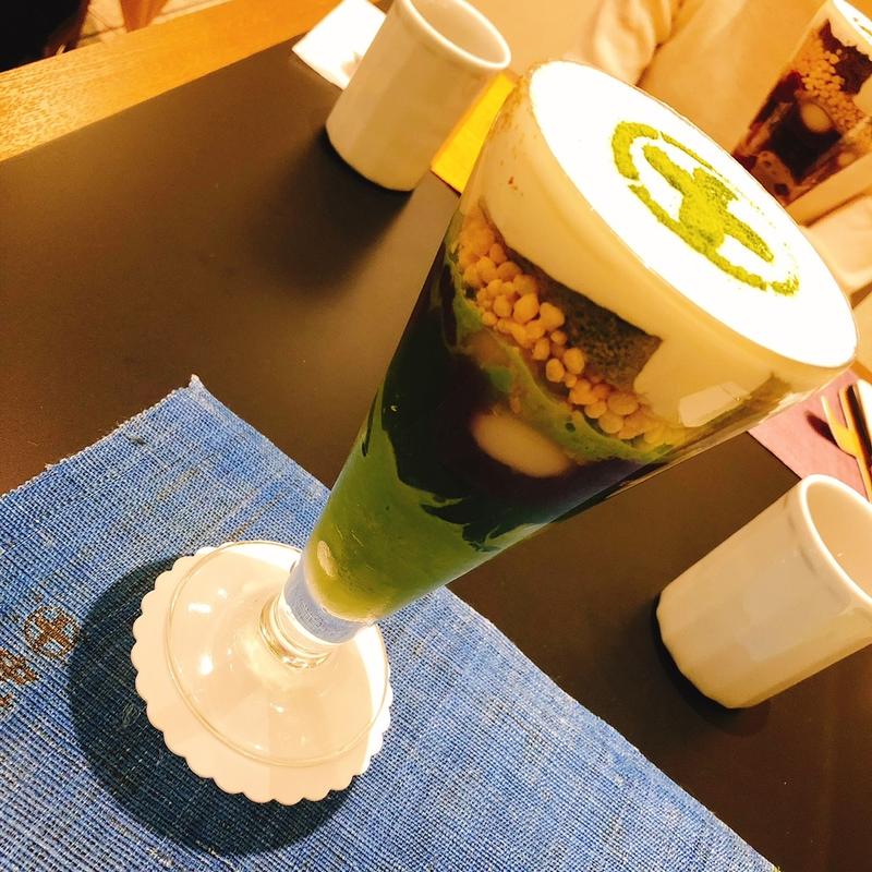 まるとパフェ（抹茶）(中村藤吉京都駅店)