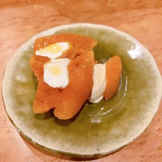あんぽ柿とクリームチーズの燻製(akatsuki smoke “暁煙”)