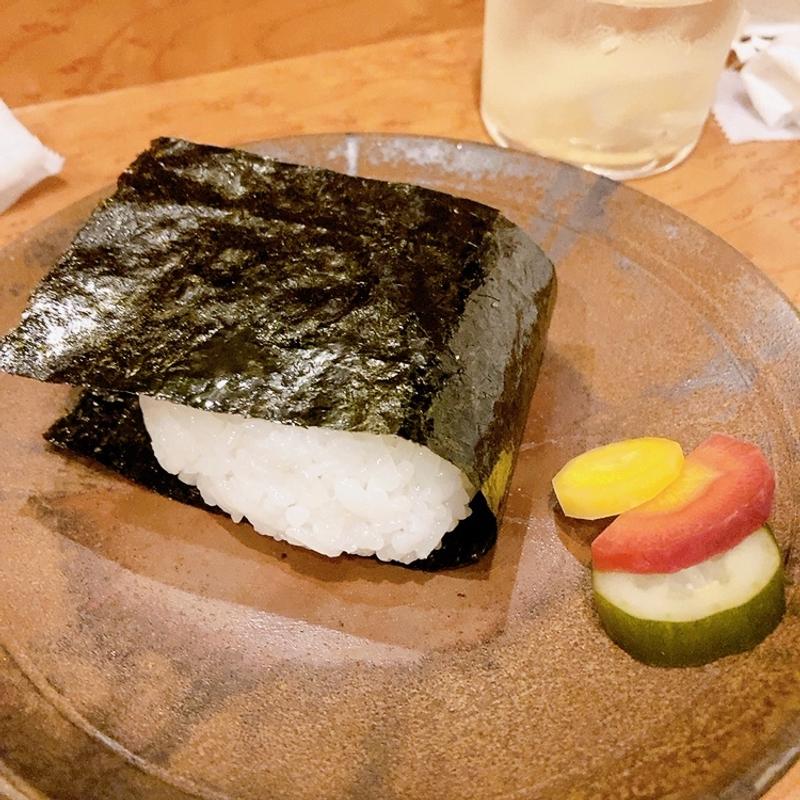 燻製めんたいのおむすび(akatsuki smoke “暁煙”)