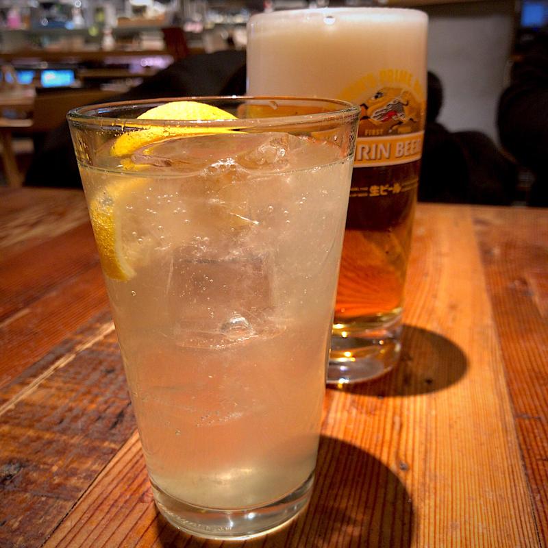 大分県産「かぼす」丸搾りサワー(グリルみのる)