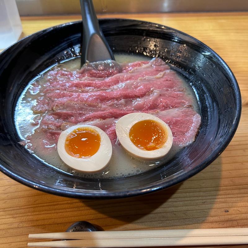 黒華牛ローストビーフラーメン(道玄 （どうげん）)