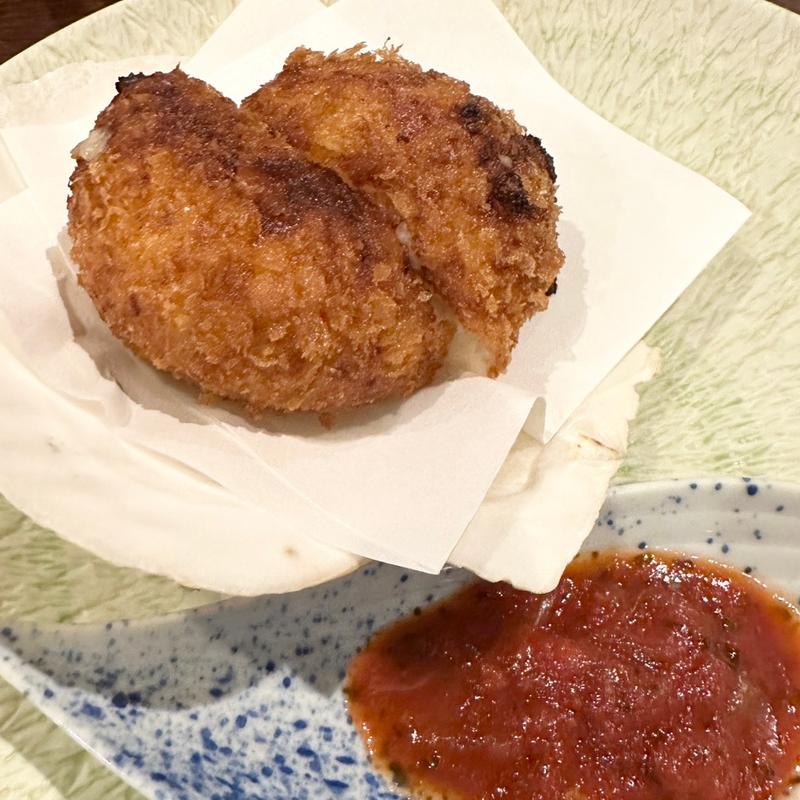 海老と帆立のクリームコロッケ(心屋 本店)