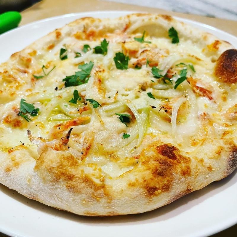 桜エビのピザ(レストラン ボンジョリーナ 高円寺)