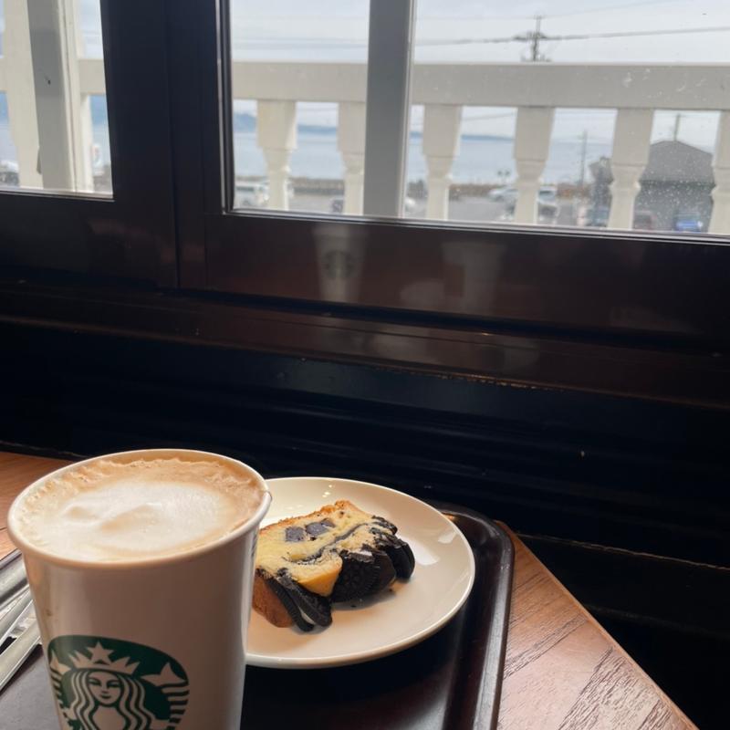 トリプルエスプレッソラテ(スターバックスコーヒー 鹿児島仙巌園店)